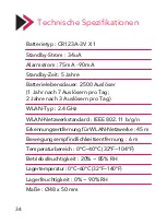 Предварительный просмотр 34 страницы FONRI NAS-PD02W0 User Manual