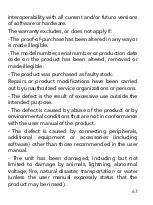 Предварительный просмотр 67 страницы FONRI NAS-PD02W0 User Manual