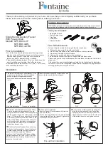 Preview for 1 page of Fontaine MFF-BSC4-CP Quick Start Manual