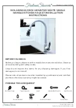 Preview for 1 page of Fontana Showers NOLA BRASS FS194N Installation Instructions Manual