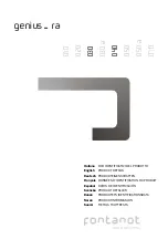 Preview for 51 page of Fontanot Genius 030A RA Assembly Instructions Manual