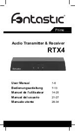 Предварительный просмотр 1 страницы fontastic RTX4 User Manual