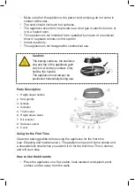 Предварительный просмотр 3 страницы Food & Fun GR1-GREY User Instructions