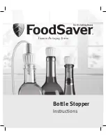 Preview for 1 page of FoodSaver Bottle Stoppers Instructions