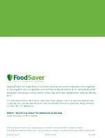 Предварительный просмотр 20 страницы FoodSaver FM5400 Series User Manual