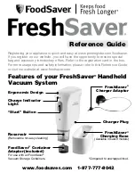 FoodSaver Freshsaver Reference Manual preview