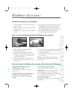 Preview for 3 page of FoodSaver V345 Quick Start