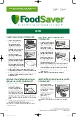 Preview for 3 page of FoodSaver V5800 Series Quick Start Manual