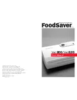 Preview for 1 page of FoodSaver Vac800 User Manual