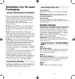 Preview for 5 page of FoodSaver VS1190 Reference Manual