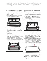 Preview for 10 page of FoodSaver VS7800 Instruction Booklet