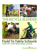 Preview for 1 page of FoodShare Bicycle Blender Step By Step Building Manual