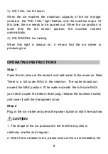 Preview for 10 page of FOOING ICM1241 Instruction Manual