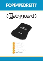 Foppapedretti babyguard Instructions For Use Manual preview