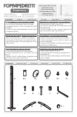 Foppapedretti Extendable coat rack Manual preview