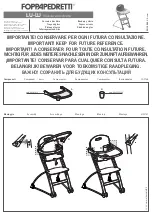 Предварительный просмотр 9 страницы Foppapedretti LU-LU Instructions For Assembly And Use