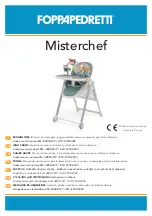 Foppapedretti Misterchef Instruction Manual preview