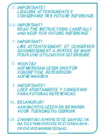 Preview for 3 page of Foppapedretti MYO Tronic Assembly Instructions Manual