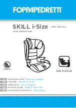 Foppapedretti SKILL i-Size Assembly Instructions Manual preview