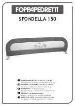 Foppapedretti SPONDELLA 150 Assembly Instructions Manual preview