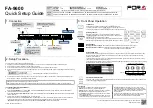 Preview for 2 page of FOR-A FA-9600 Quick Setup Manual