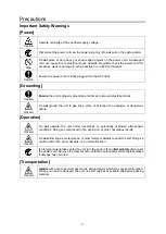 Preview for 3 page of FOR-A FVW-700 Operation Manual