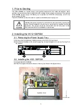 Preview for 5 page of FOR-A HVS-100PSM Installation Manual