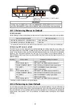 Preview for 46 page of FOR-A HVS-12ROUA Installation And Operation Manual