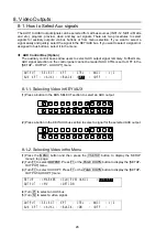 Preview for 36 page of FOR-A HVS-300HS Operation Manual