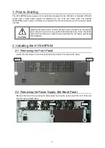 Preview for 4 page of FOR-A HVS-49PSM Installation Manual