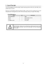 Preview for 2 page of FOR-A HVS-49SSD240G Installation Manual