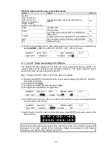 Preview for 47 page of FOR-A HVS-XT100 Operation Manual