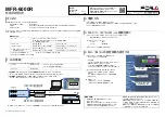 Preview for 1 page of FOR-A MFR-6000R Quick Setup Manual