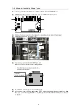 Предварительный просмотр 9 страницы FOR-A MFR-9SDI Installation Manual