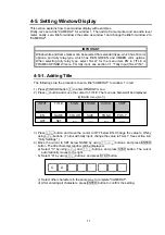 Preview for 19 page of FOR-A MV-160HS Multi Viewer Operation Manual