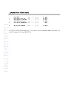 Preview for 2 page of FOR-A MV-410HS Operation Manual