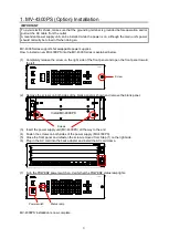 Preview for 3 page of FOR-A MV-4300PS Series Installation Manual