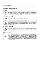 Предварительный просмотр 2 страницы FOR-A UFM-14DADA Operation Manual