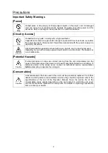 Preview for 2 page of FOR-A USF-101MDX4-12G Operation Manual