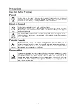 Предварительный просмотр 2 страницы FOR-A USF-111DDA-12G Operation Manual