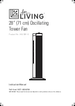 Preview for 1 page of for Living 043-7021-6 Instruction Manual