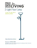 for Living 052-5070-8 Assembly Instructions Manual preview