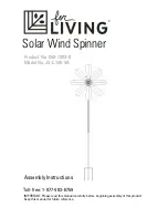 Preview for 1 page of for Living 059-7303-0 Assembly Instructions Manual