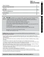 Preview for 3 page of for Living 059-7308-0 Assembly Instructions Manual