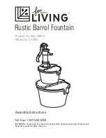 Preview for 1 page of for Living 059-7309-8 Assembly Instructions Manual