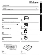 Предварительный просмотр 3 страницы for Living 063-5852-2 Assembly Instructions Manual