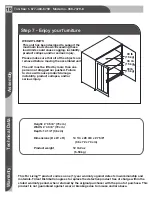 Preview for 10 page of for Living 068-7379-8 Instruction Manual