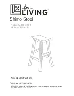 Preview for 1 page of for Living 068-7499-2 Assembly Instructions Manual