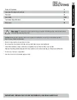 Preview for 3 page of for Living 068-7916-0 Assembly Instructions Manual