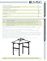 Preview for 12 page of for Living 085-1243-4 Assembly Instructions Manual